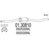 MTS 01.30810 Front Silencer